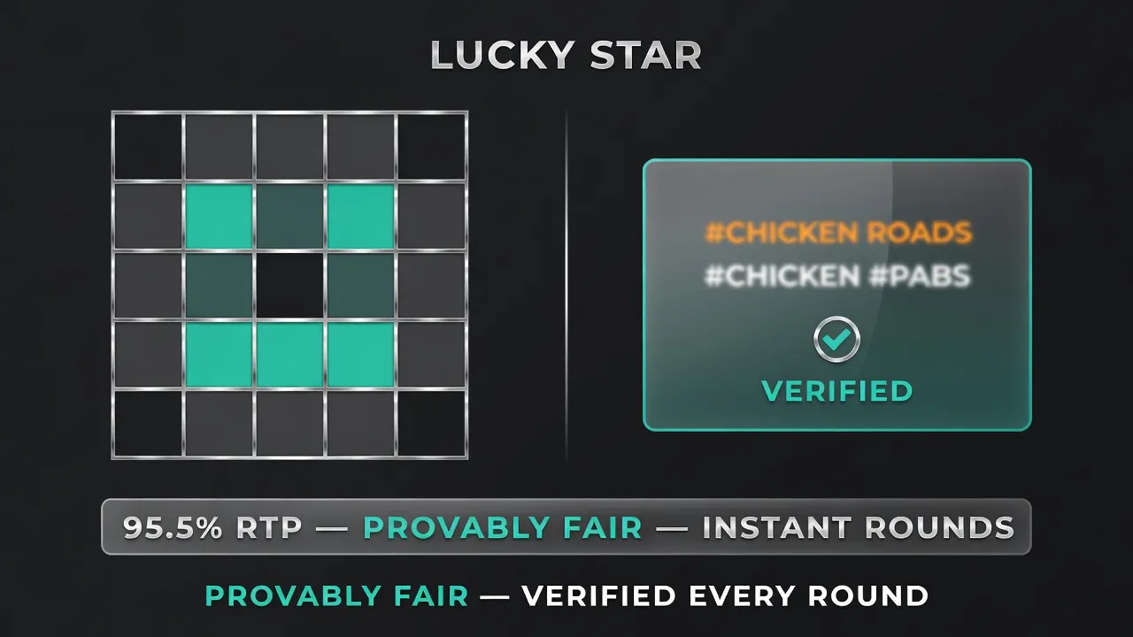 Lucky Star Chicken Road provably fair verified luckystars.in India