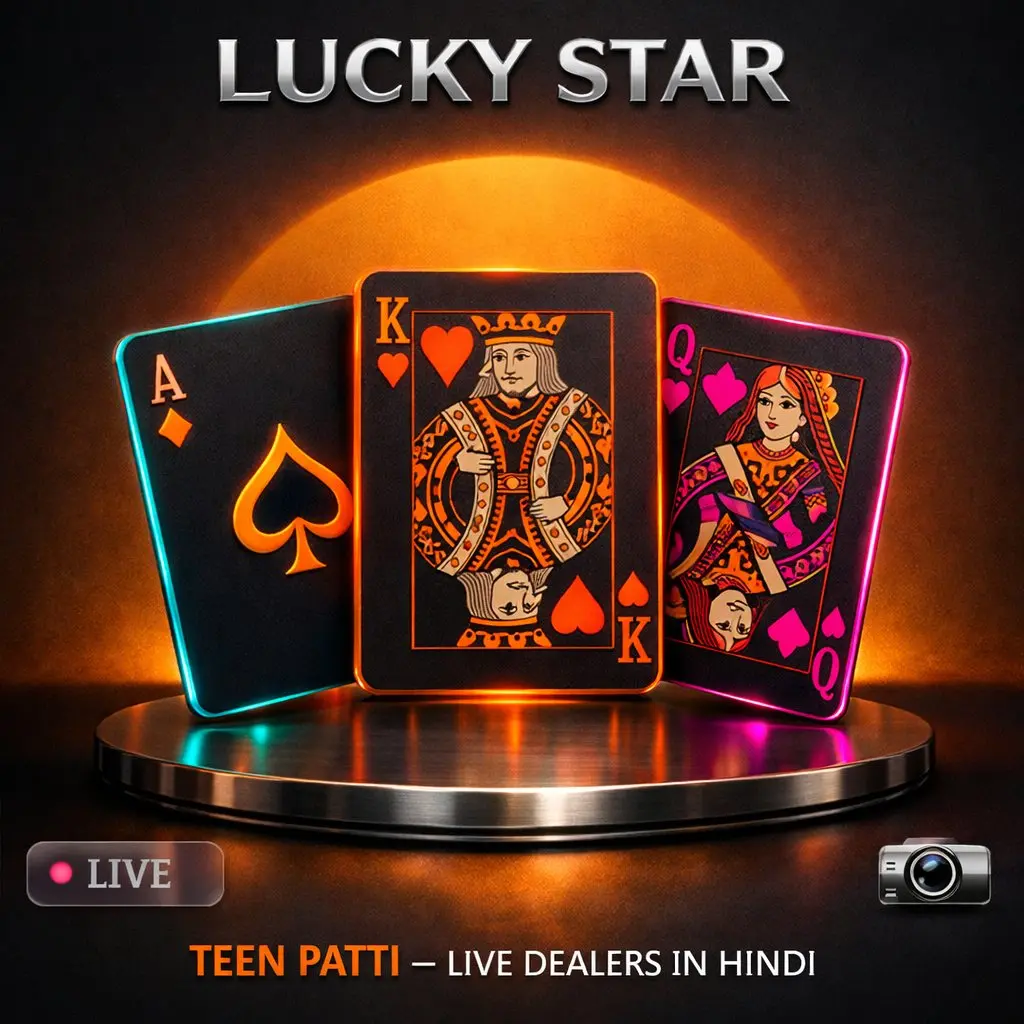 Lucky Star Teen Patti live dealer Hindi card game luckystars.in India